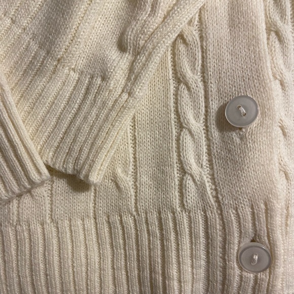 Turtle Bay Button Cable Knit Cardigan Sweater | L - Picture 1 of 3